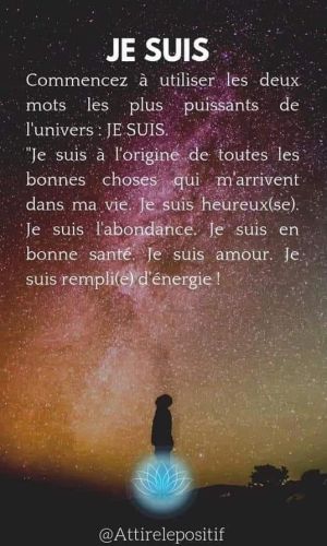 le positif attire le positif